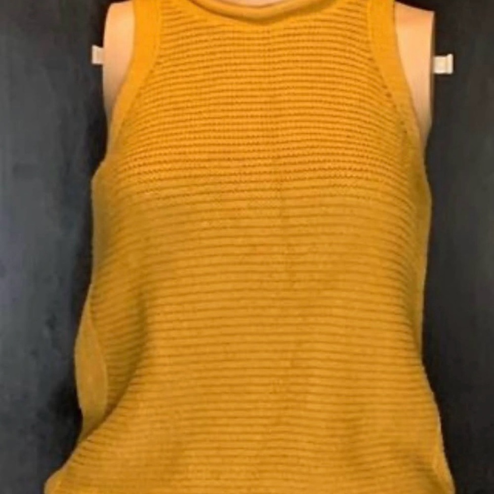 Madewell Mustard Knit Tank Top